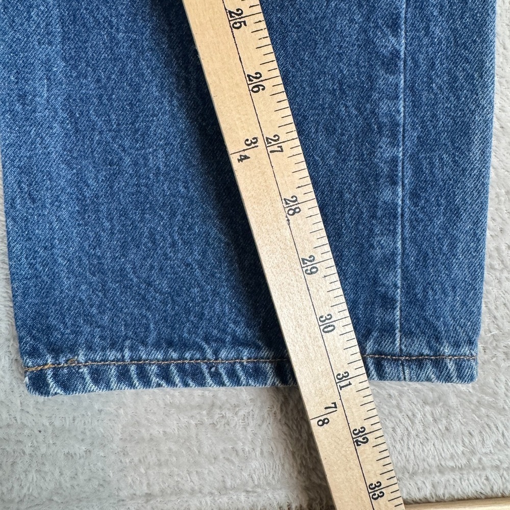 VTG Levis 501 Jeans Mens 34x32 Blue Preowned Denim Button Fly Straight Red Tab - Picture 10 of 11